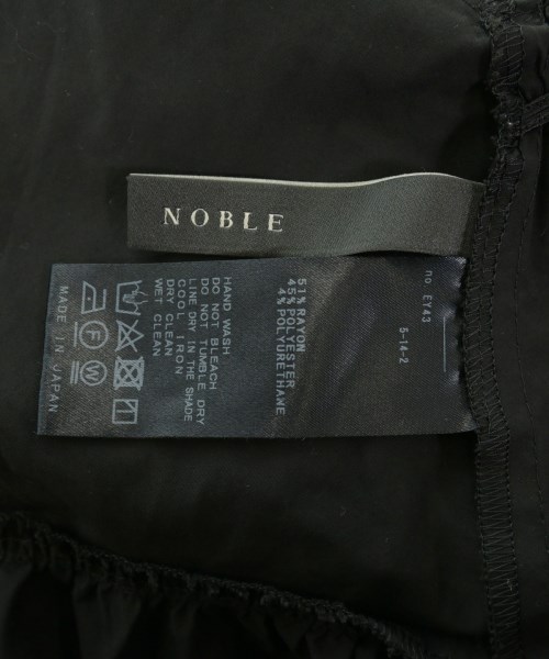 NOBLE（ノーブル）カジュアルシャツ 黒 サイズ:F レディース/2200616860090