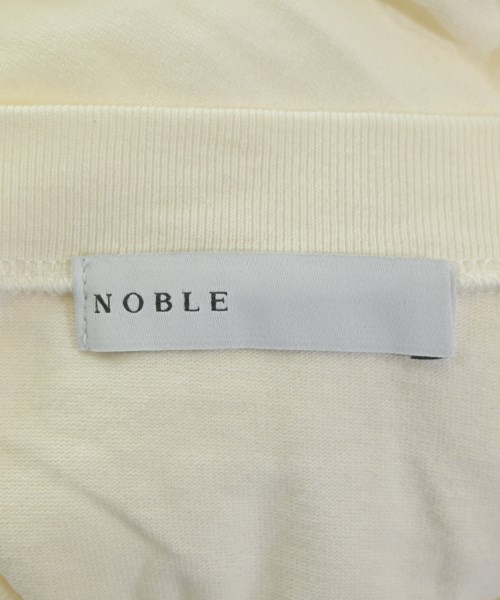 NOBLE（ノーブル）Tシャツ・カットソー 白 サイズ:F レディース/2200630945063