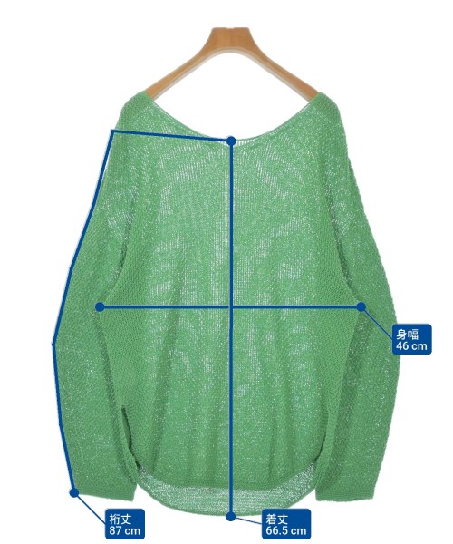 NOBLE（ノーブル）ニット・セーター 緑 サイズ:F レディース/2200628213549