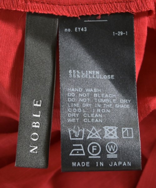 NOBLE（ノーブル）ワンピース 赤 サイズ:F レディース/2200630302101