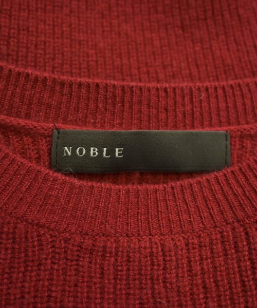 NOBLE（ノーブル）ニット・セーター 赤 サイズ:F レディース/2200627279096