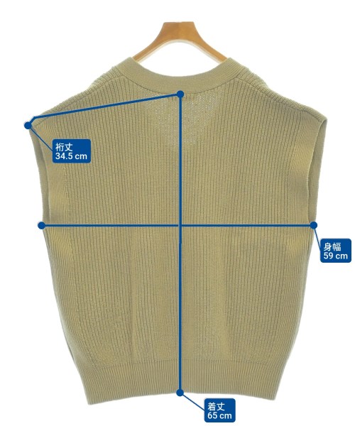 NOBLE（ノーブル）ベスト ベージュ サイズ:F レディース/2200633729066