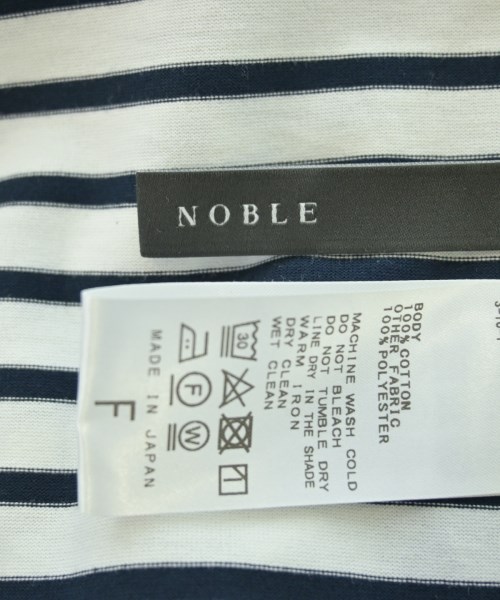 NOBLE（ノーブル）Tシャツ・カットソー 白 サイズ:F レディース/2200605212190