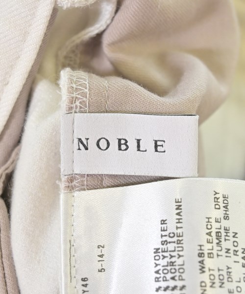 NOBLE（ノーブル）スラックス 白 サイズ:36(S位) レディース/2200611802170