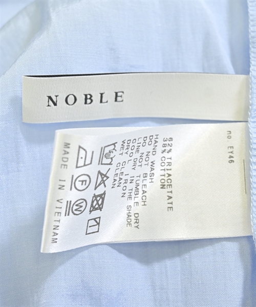NOBLE（ノーブル）カジュアルシャツ 青 サイズ:F レディース/2200611075062