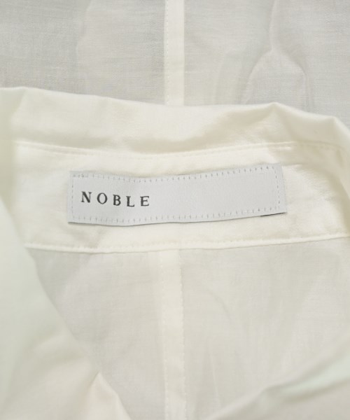 NOBLE（ノーブル）カジュアルシャツ 白 サイズ:F レディース/2200609514030