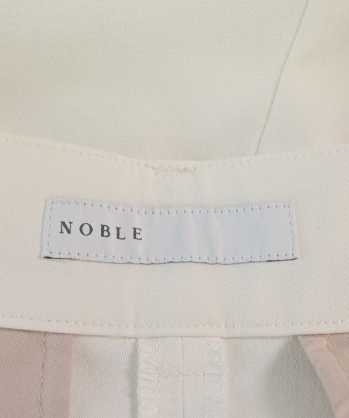 NOBLE（ノーブル）スラックス 白 サイズ:36(S位) レディース/2200609582039