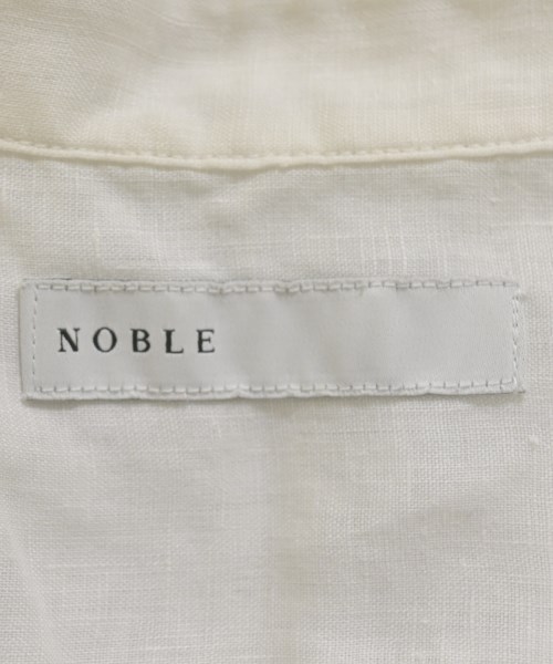 NOBLE（ノーブル）カジュアルシャツ 白 サイズ:38(M位) レディース/2200611655097