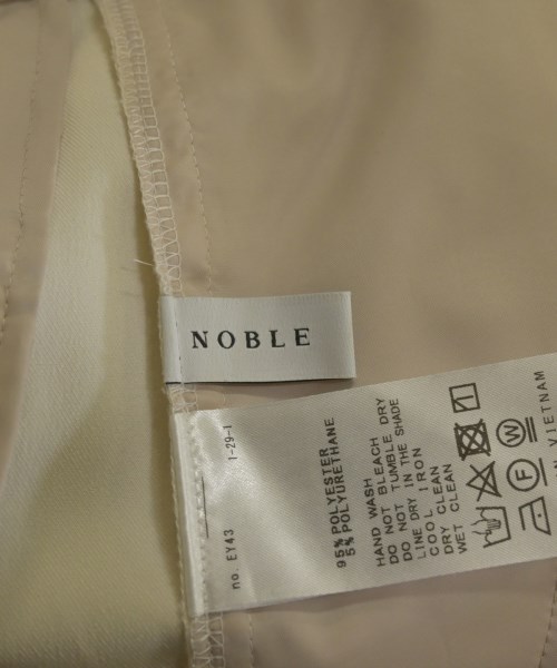NOBLE（ノーブル）スラックス 白 サイズ:34(XS位) レディース/2200616507025