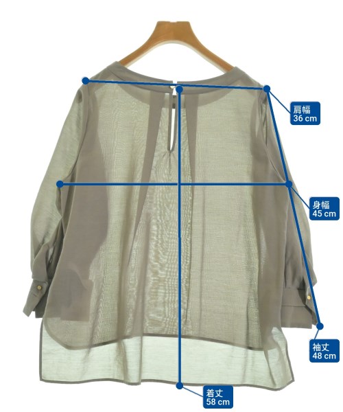 NOBLE（ノーブル）ブラウス カーキ サイズ:F レディース/2200613543057