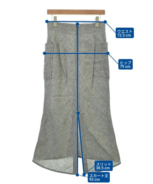 NOBLE（ノーブル）ロング・マキシ丈スカート 黒 サイズ:38(M位) レディース/2200613992077