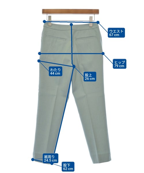 NOBLE（ノーブル）スラックス 緑 サイズ:34(XS位) レディース/2200614266023