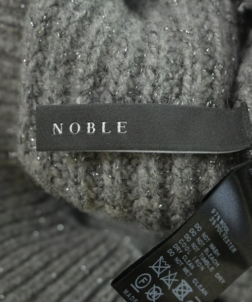 NOBLE（ノーブル）ニット・セーター グレー サイズ:F レディース/2200618060030