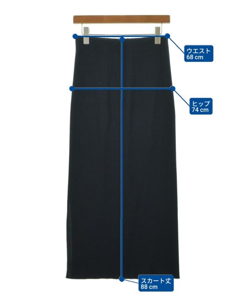 NOBLE（ノーブル）ロング・マキシ丈スカート 紺 サイズ:38(M位) レディース/2200612136052