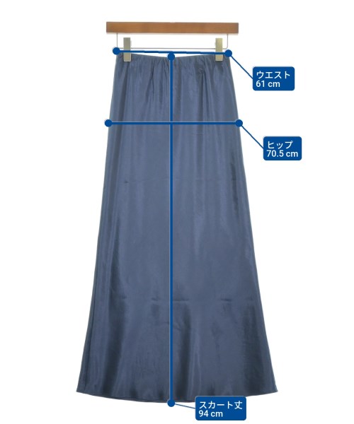 NOBLE（ノーブル）ロング・マキシ丈スカート 紺 サイズ:F レディース/2200618302055
