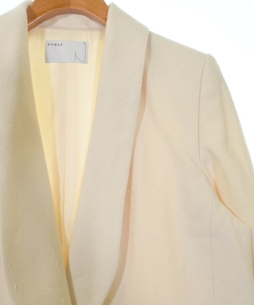 NOBLE（ノーブル）カジュアルジャケット 白 サイズ:36(S位) レディース/2200618903016