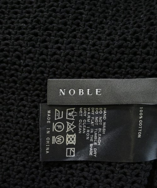 NOBLE（ノーブル）ニット・セーター 黒 サイズ:F レディース/2200616126134