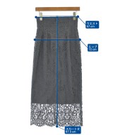 NOBLE（ノーブル）ロング・マキシ丈スカート グレー サイズ:34(XS位) レディース/2200595610051
