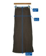 NOBLE（ノーブル）ロング・マキシ丈スカート 茶 サイズ:36(S位) レディース/2200595402021