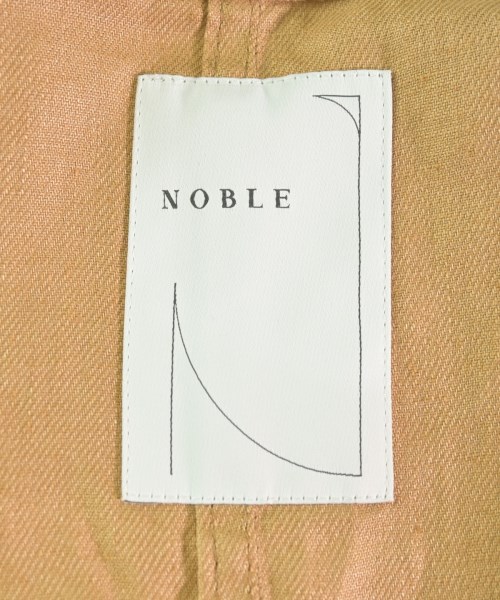 NOBLE（ノーブル）ノーカラージャケット ベージュ サイズ:38(M位) レディース/2200600914020
