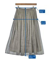 NOBLE（ノーブル）ロング・マキシ丈スカート グレー サイズ:36(S位) レディース/2200668619042