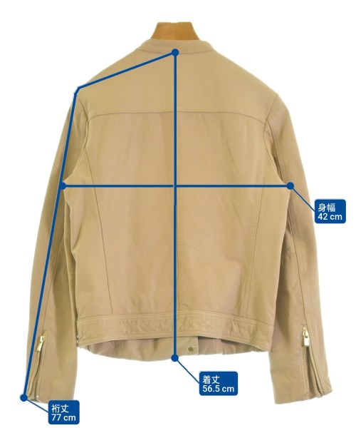 NOBLE（ノーブル）ライダース ベージュ サイズ:40(M位) レディース/2200673371010