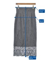 NOBLE（ノーブル）ロング・マキシ丈スカート グレー サイズ:36(S位) レディース/2200672782060