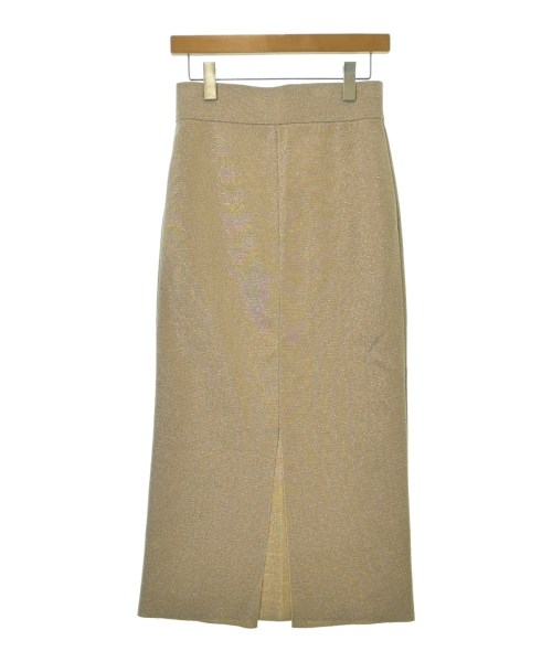 NOBLE（ノーブル）ロング・マキシ丈スカート ゴールド サイズ:F レディース/2200674237025