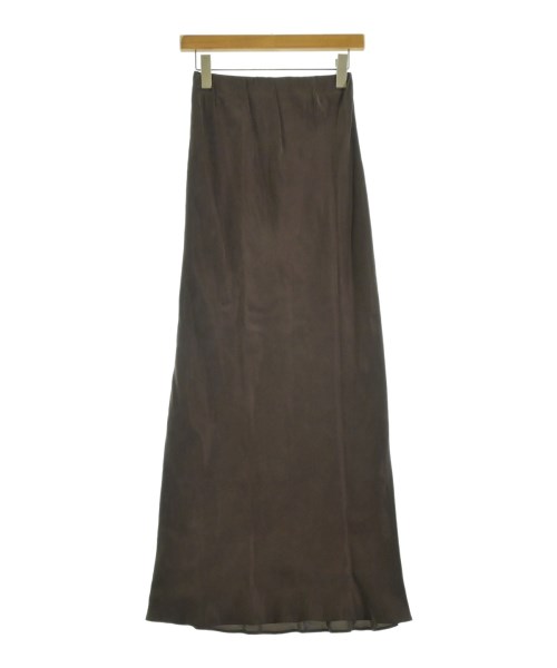 NOBLE(ノーブル)ロング・マキシ丈スカート 茶 サイズ:38(M位)/2200671473105