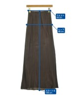 NOBLE（ノーブル）ロング・マキシ丈スカート 茶 サイズ:38(M位) レディース/2200671473105