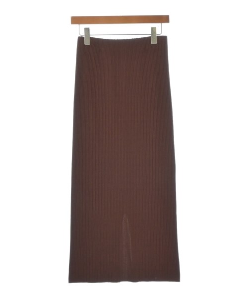 NOBLE(ノーブル)ロング・マキシ丈スカート 茶 サイズ:38(M位)/2200670804030