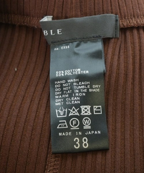 NOBLE（ノーブル）ロング・マキシ丈スカート 茶 サイズ:38(M位) レディース/2200670804030