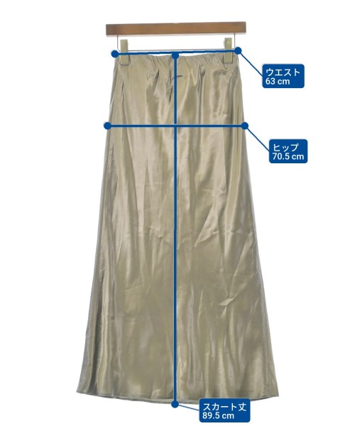 NOBLE（ノーブル）ロング・マキシ丈スカート カーキ サイズ:-(S位) レディース/2200672420078