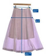 NOBLE（ノーブル）ロング・マキシ丈スカート 紫 サイズ:36(S位) レディース/2200671918026