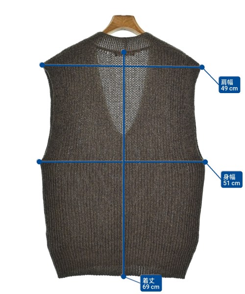 NOBLE（ノーブル）ベスト 茶 サイズ:-(M位) レディース/2200668917056