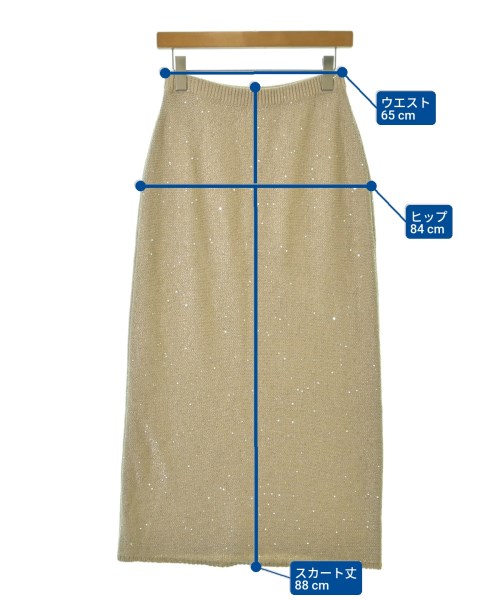 NOBLE（ノーブル）ロング・マキシ丈スカート ベージュ サイズ:-(M位) レディース/2200668917063