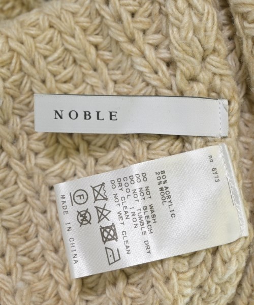 NOBLE（ノーブル）ニット・セーター ベージュ サイズ:F レディース/2200668917131