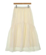 NOBLE（ノーブル）ロング・マキシ丈スカート 白 サイズ:F レディース/2200668917148