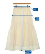 NOBLE（ノーブル）ロング・マキシ丈スカート 白 サイズ:F レディース/2200668917148