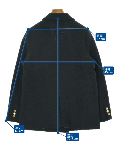 NOBLE（ノーブル）テーラードジャケット 紺 サイズ:38(M位) レディース/2200668917209