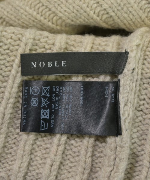 NOBLE（ノーブル）ニット・セーター ベージュ サイズ:F レディース/2200668917230