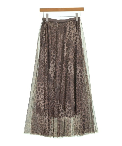 NOBLE(ノーブル)ロング・マキシ丈スカート 茶 サイズ:-(S位)/2200668917247