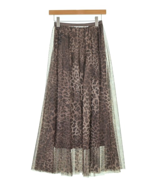 NOBLE（ノーブル）ロング・マキシ丈スカート 茶 サイズ:-(S位) レディース/2200668917247