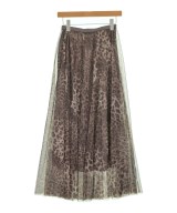 NOBLE（ノーブル）ロング・マキシ丈スカート 茶 サイズ:-(S位) レディース/2200668917247