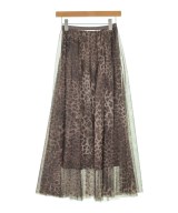 NOBLE（ノーブル）ロング・マキシ丈スカート 茶 サイズ:-(S位) レディース/2200668917247