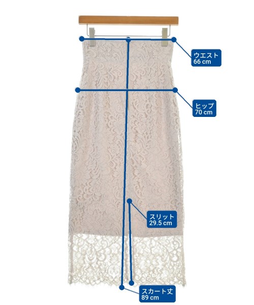 NOBLE（ノーブル）ロング・マキシ丈スカート ベージュ サイズ:34(XS位) レディース/2200672141089