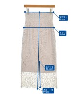 NOBLE（ノーブル）ロング・マキシ丈スカート ベージュ サイズ:34(XS位) レディース/2200672141089