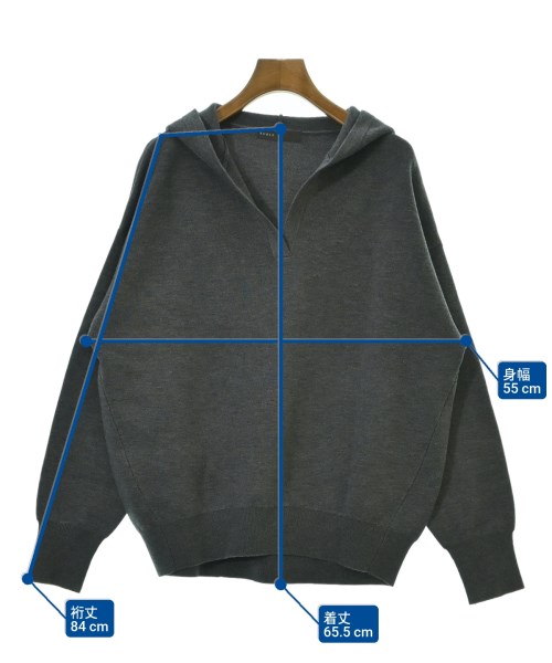 NOBLE（ノーブル）ニット・セーター グレー サイズ:F レディース/2200672658099