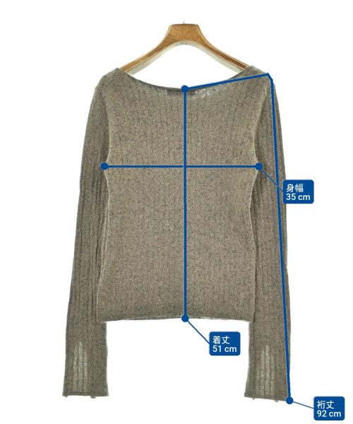 NOBLE（ノーブル）ニット・セーター グレー サイズ:F レディース/2200673388056