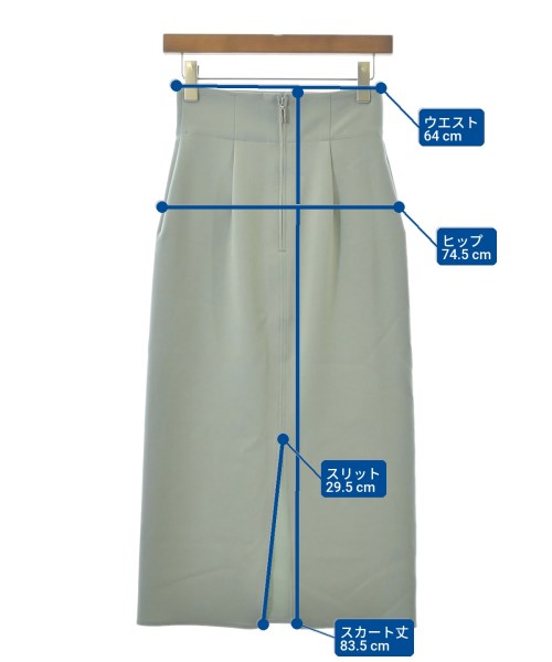 NOBLE（ノーブル）ロング・マキシ丈スカート 青 サイズ:34(XS位) レディース/2200674490116